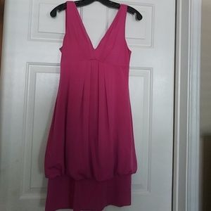 Hot pink dress